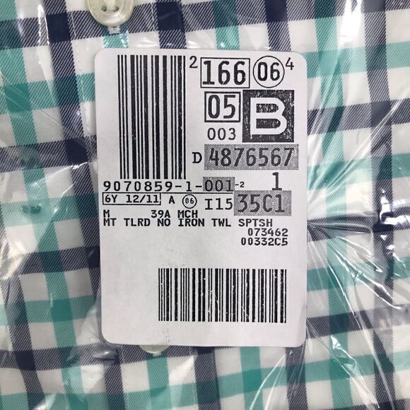 NEW Land’s End Plaid Button Down Shirt - Picture 6 of 9